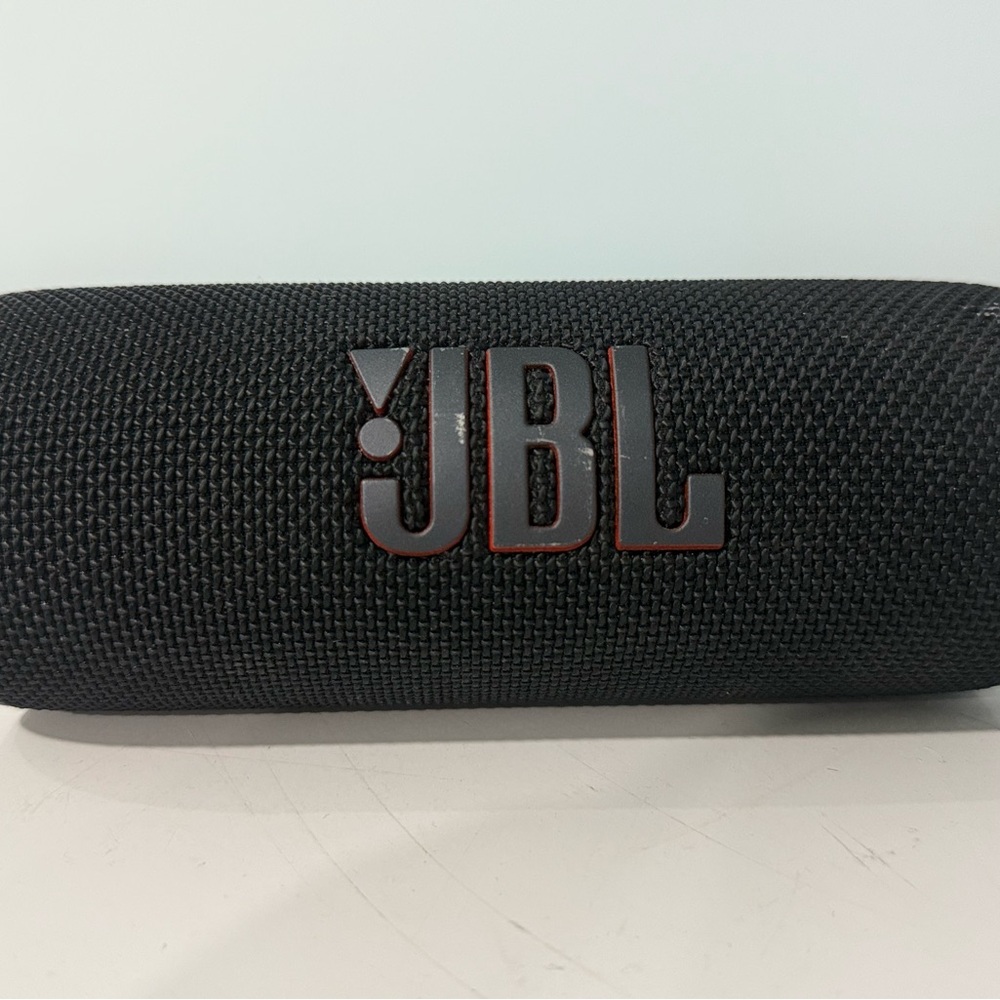 JBL Black Portable Speaker with Durable Mesh Design